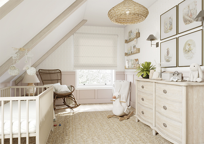 Puddle Down, Trellis Dolly Mix - Twist&Fit Roman Blind - Image 6